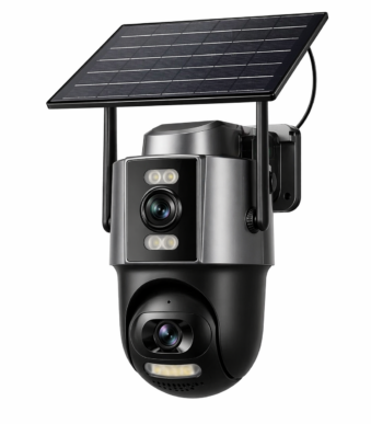 AI Ηλιακή Κάμερα Ασφαλείας 360° electronistas.gr