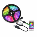 Ασύρματη Ταινία LED RGB 5V 5m 5050 με Συγχρονισμό Μουσικής (Χωρίς Τηλεχειριστήριο) electronistas.gr