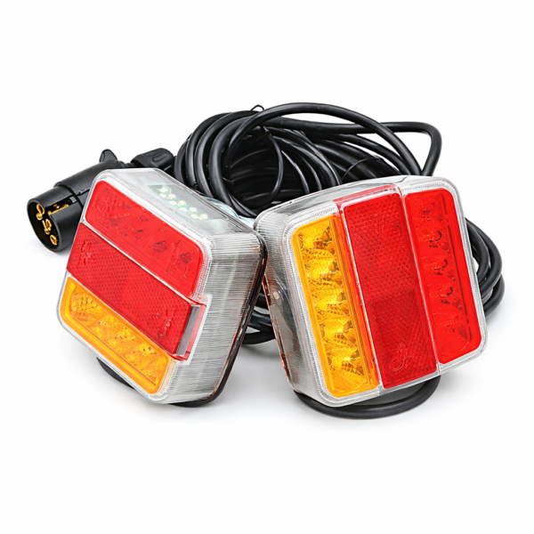 Σετ Φώτα Τρέιλερ LED 12V με Μαγνήτη & Καλώδιο 4.5m electronistas.gr