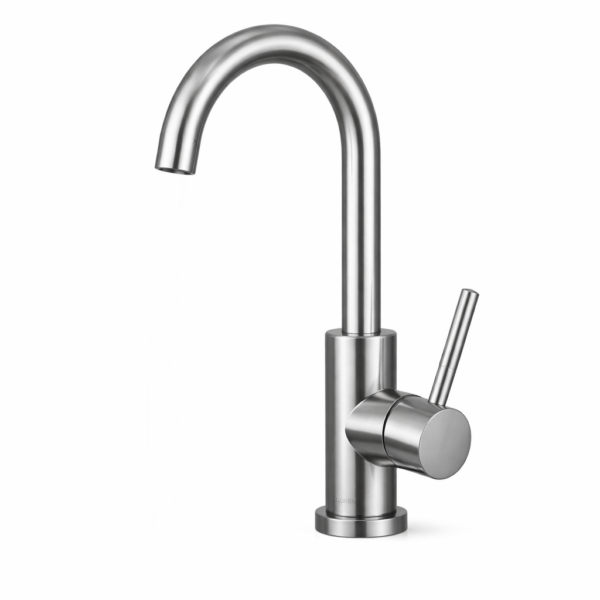 Αναμεικτική Βρύση Χρωμέ 22cm με Πλήρες Σετ Εγκατάστασης electronistas.gr