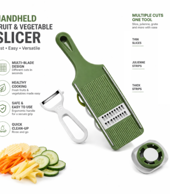 Χειροκίνητος Κόφτης Φρούτων & Λαχανικών Πολυλειτουργικός electronistas.gr