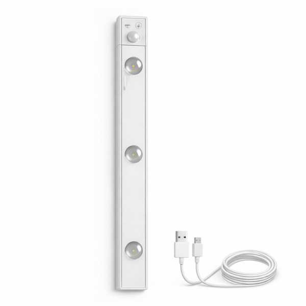 Φωτιστικό Πάγκου Κουζίνας LED 40cm με Αισθητήρα Κίνησης & Ρυθμιζόμενο Λευκό electronistas.gr