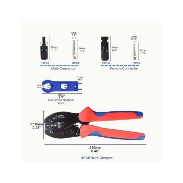 Πρέσα Ακροδεκτών για MC4 & Ηλιακά Πάνελ electronistas.gr