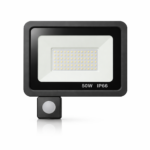 LED Προβολέας 50W με Φωτοκύτταρο (PIR Sensor) IP66 electronistas.gr
