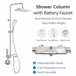 Στήλη Ντουζ με Μπαταρία Ρυθμιζόμενη electronistas.gr