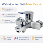 Επιτοίχια Αναμεικτική Μπαταρία Μπάνιου electronistas.gr