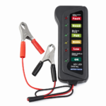 Αναλογικό Διαγνωστικό Μπαταρίας Αυτοκινήτου 12V με LED Ένδειξη & Κλιπ Σύνδεσης electronistas.gr