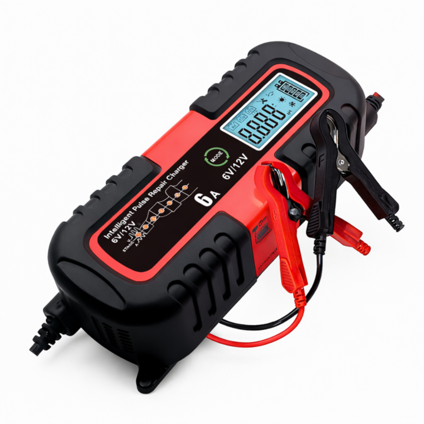 Φορτιστής Μπαταρίας Αυτοκινήτου 6A 12V electronistas.gr