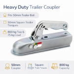 Χούφτα Κοτσαδόρου Τρέιλερ Τετράγωνη 50mm για Μπίλια 50mm έως 800kg electronistas.gr