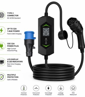 Ηλεκτρικός Φορτιστής Οχήματος Level 2 AC electronistas.gr