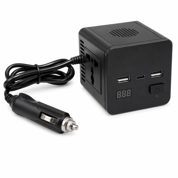 Inverter Αυτοκινήτου 150W 12/24V DC σε 220V AC με 2xUSB electronistas.gr