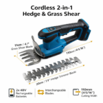 Μπορντουροψάλιδο Μπαταρίας 48V 110mm με 2 Μπαταρίες electronistas.gr