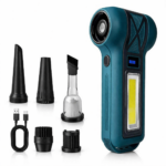 Πολυλειτουργικό Επαναφορτιζόμενο Σκουπάκι Χειρός με LED electronistas.gr