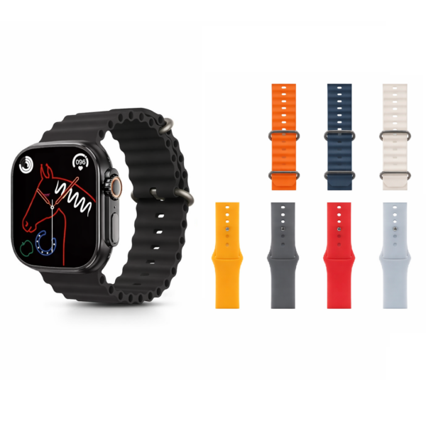 Smartwatch 7 Σε 1 με Παλμογράφο 2.03" 49mm Deluxe Edition electronistas.gr