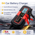 Φορτιστής Μπαταρίας Αυτοκινήτου 6A 12V electronistas.gr