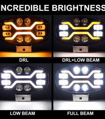 LED Αδιάβροχος Προβολέας Εργασίας Αυτοκινήτου 120W / 9-36V IP67 4000lm electronistas.gr