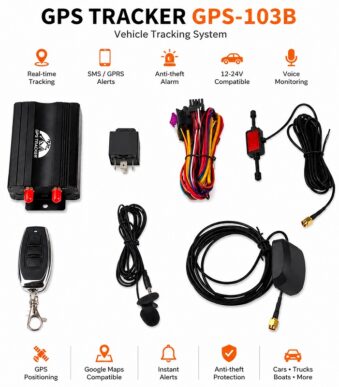 GPS Tracker GPS-103B για Αυτοκίνητα / Σκάφη / Φορτηγά electronistas.gr