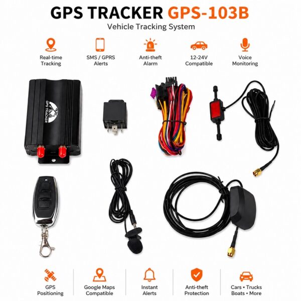 GPS Tracker GPS-103B για Αυτοκίνητα / Σκάφη / Φορτηγά electronistas.gr