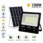 Στεγανός Ηλιακός Προβολέας LED 1200W με Τηλεχειριστήριο IP67 electronistas.gr
