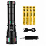 Πανίσχυρος LED Επαναφορτιζόμενος Φακός White Laser 60W με Zoom & Powerbank electronistas.gr
