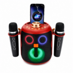 Ηχείο Karaoke με 2 Ασύρματα Μικρόφωνα electronistas.gr