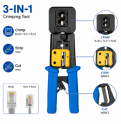 Πένσα Κοπής & Απογύμνωσης Καλωδίων RJ45 / RJ11 / RJ12 electronistas.gr