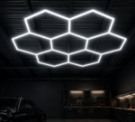 LED Εξαγωνικό Φωτιστικό Οροφής με 7 Κυψέλες 6500K electronistas.gr