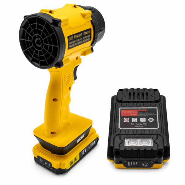 Επαναφορτιζόμενος Φυσητήρας Χειρός 21V 1000W με Μπαταρία 18V & Φόρτιση Type-C electronistas.gr