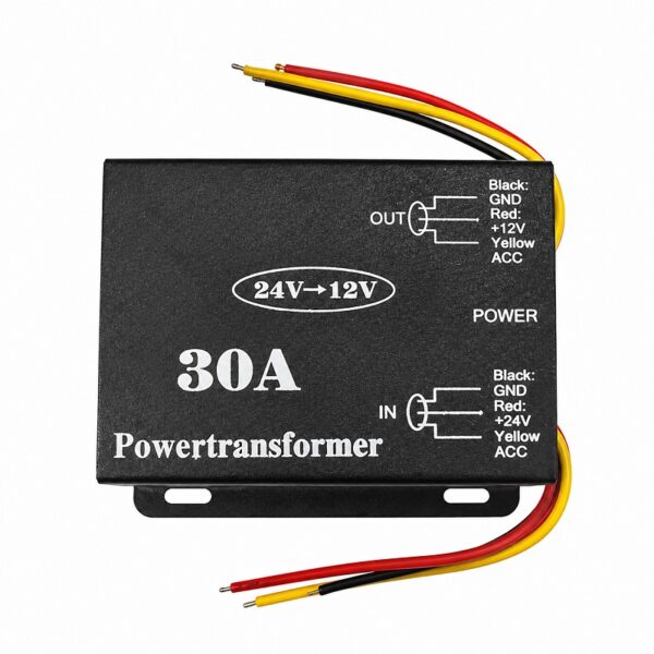 Μετασχηματιστής Μετατροπέας Ισχύος 30A 24V σε 12V electronistas.gr