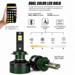 Έξυπνη LED Λάμπα Αυτοκινήτου Bluetooth με Έλεγχο μέσω App electronistas.gr
