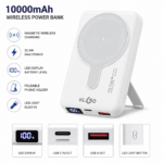 Ασύρματο Power Bank 10000mAh 22.5W με Μαγνητική Φόρτιση & Βάση Στήριξης electronistas.gr