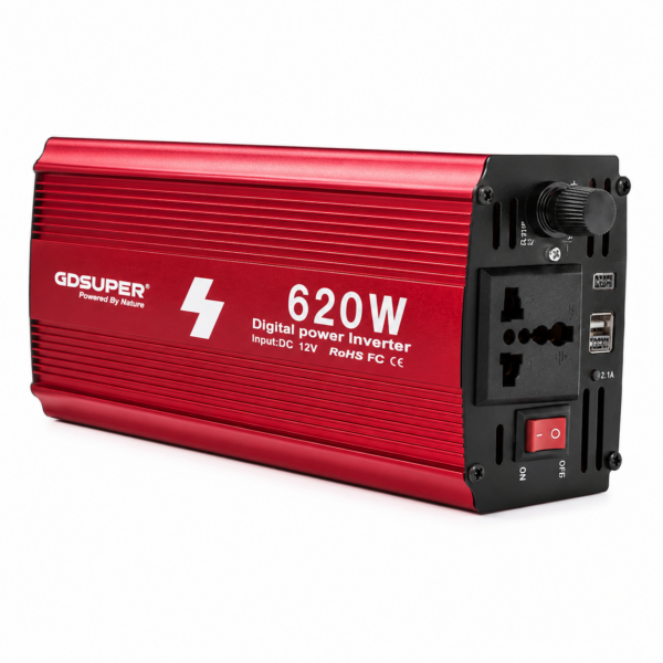 Μετατροπέας Ρεύματος Inverter 620W DC 12V σε AC 220V electronistas.gr