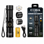 Επαναφορτιζόμενος Φακός LED 1000W με Zoom, Power Bank & Μπαταρία 10000mAh electronistas.gr
