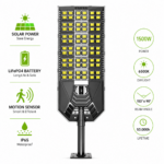 Ηλιακός Προβολέας Δρόμου 1500W 6500K με 720 SMD LED electronistas.gr