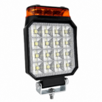 Προβολέας Εργασίας LED 30W με Πορτοκαλί Φάρο 9-50V electronistas.gr
