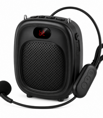 Φορητό Bluetooth Ηχείο με Ασύρματο Μικρόφωνο Κεφαλής 40W electronistas.gr
