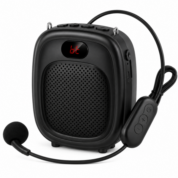 Φορητό Bluetooth Ηχείο με Ασύρματο Μικρόφωνο Κεφαλής 40W electronistas.gr