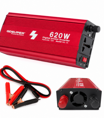 Μετατροπέας Ρεύματος Inverter 620W DC 12V σε AC 220V electronistas.gr