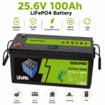Μπαταρία Λιθίου LiFePO4 25.6V 100Ah 2.56kWh με BMS 50A electronistas.gr