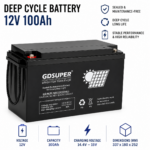 Μπαταρία Βαθιάς Εκφόρτισης AGM 12V 100Ah Κλειστού Τύπου electronistas.gr