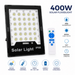 Ηλιακός Προβολέας LED 400W IP66 με Τηλεχειριστήριο 6500K electronistas.gr