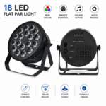 Φωτορυθμικός Προβολέας Flat PAR LED RGB DMX512 electronistas.gr