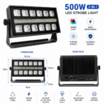 Επαγγελματικός Προβολέας LED Stage 500W RGBW electronistas.gr
