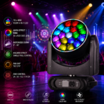Φωτορυθμικό Wash LED 19x40W RGBW με Zoom & Aura Ring electronistas.gr