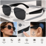 Έξυπνα Γυαλιά Ηλίου Bluetooth με AI Μετάφραση & Χειρισμό Αφής electronistas.gr