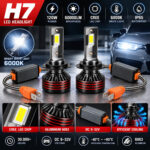 LED Λάμπες Αυτοκινήτου H7 6000K 120W electronistas.gr